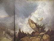 Joseph Mallord William Turner The fall of an Avalanche in the Grisons (mk31) Sweden oil painting artist